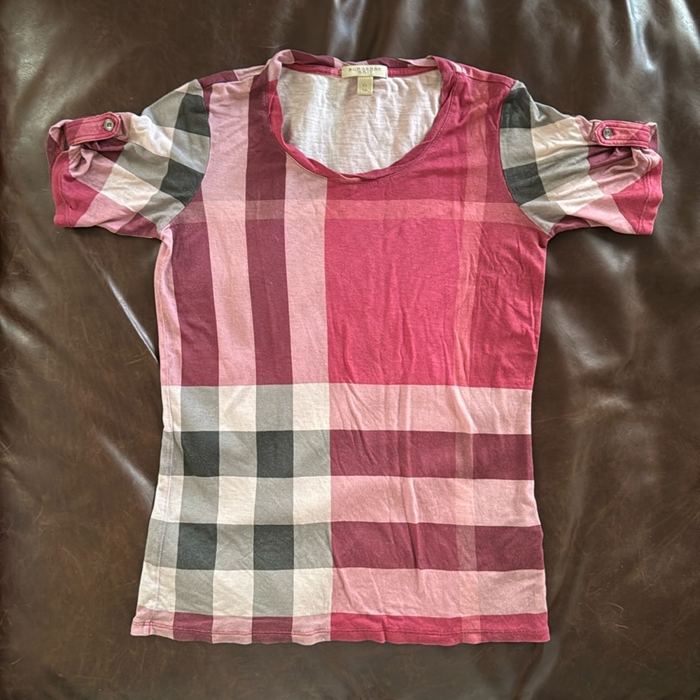 Burberry Brit Vintage 90’s Classic Plaid Check Shirt